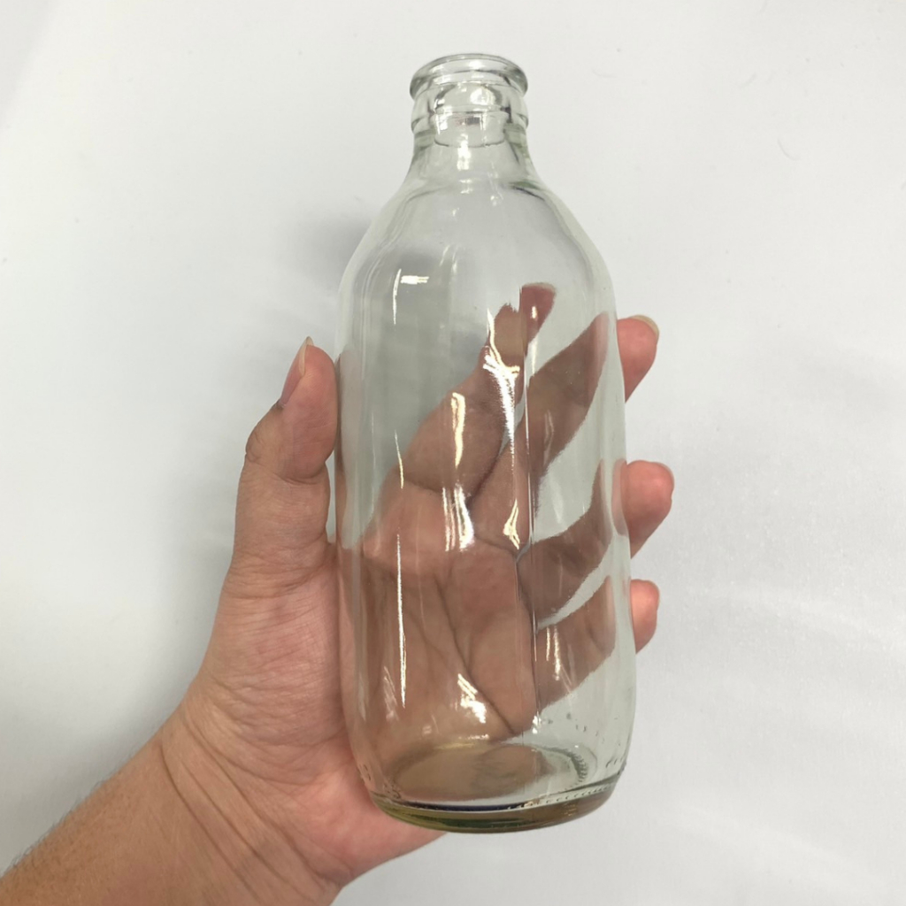 ขวดโซดาเปล่า ขวดแก้ว​ ขนาด​ 325ml. ทำความสะอาดแล้ว พร้อมใช้งาน​