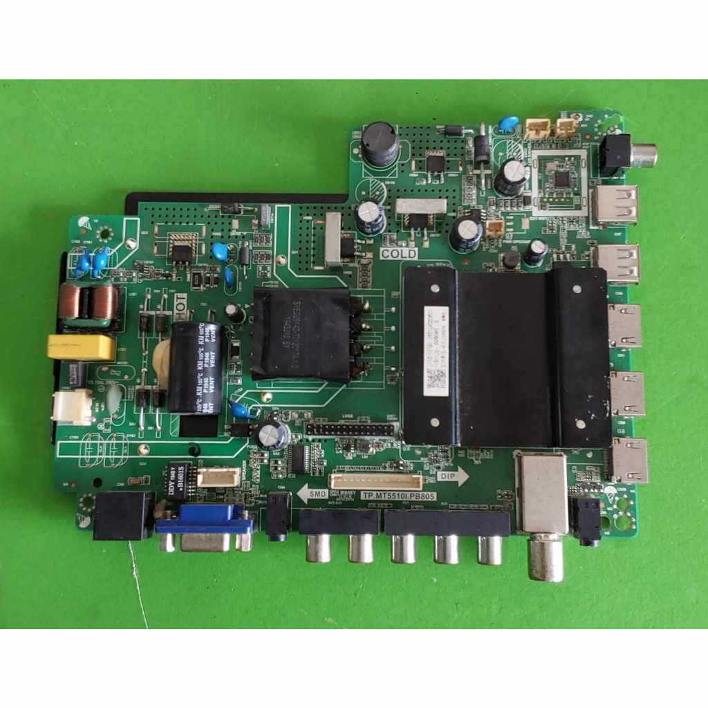 Main Board เมนบอร์ด อะไหล่ทีวี Aconatic TP.MT5510I.PB805 ใช้ในรุ่น 32HS525AN รับประกัน 30 วัน อะไหล่