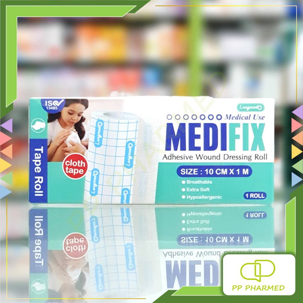 Longmed Medifix แผ่นปิดแผลใยสังเคราะห์ Adhesive Wound Dressing Roll 10cmx1m