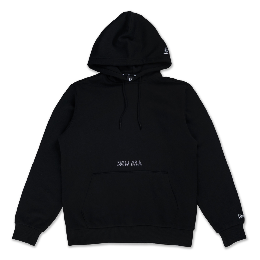 New Era เสื้อฮู้ดรุ่น New Era Comic Space Black Hoodie