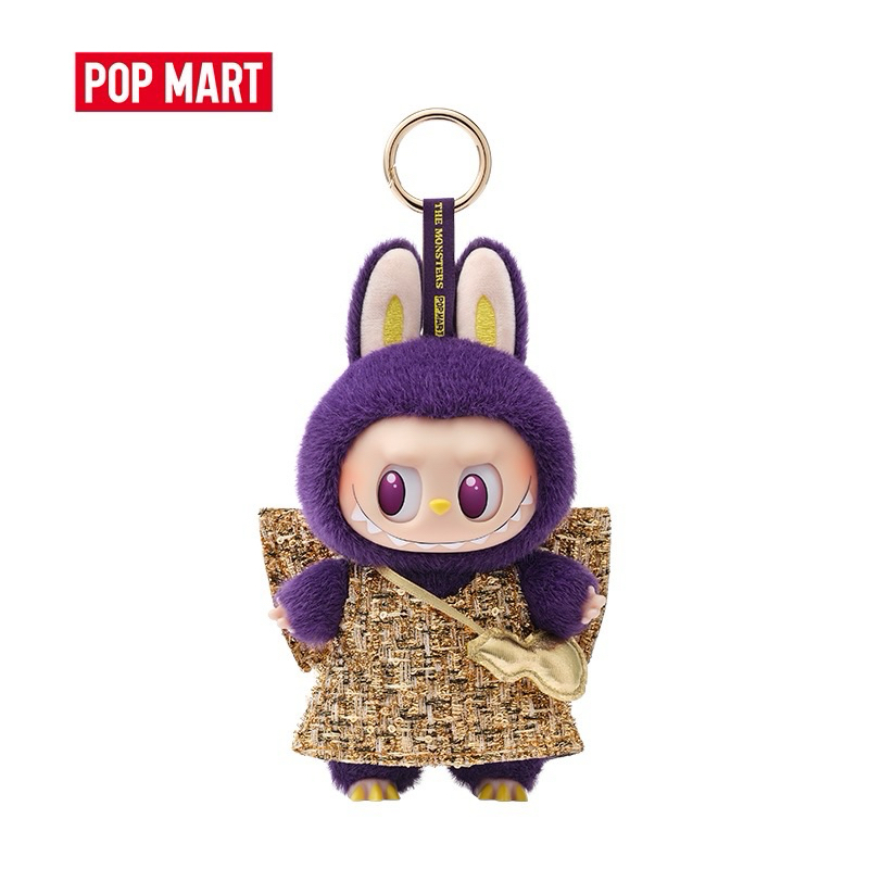 (ใช้แฟชั่นลด30%) POP MART LABUBU x PRONOUNCE - WINGS OF FORTUNE Vinyl Plush Hanging Card