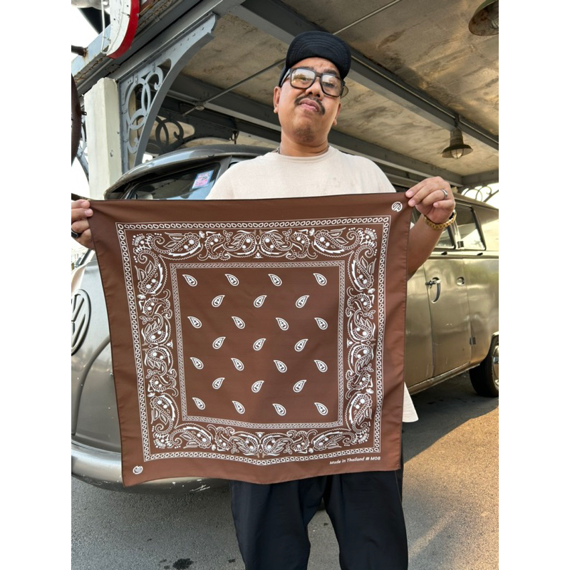 ผ้าโพกหัว ผืนใหญ่พิเศษ 70 x70 cm. เนื้อผ้าโพลีเอสเตอร์ (Polyester) 🔥 พร้อมส่งจากไทย