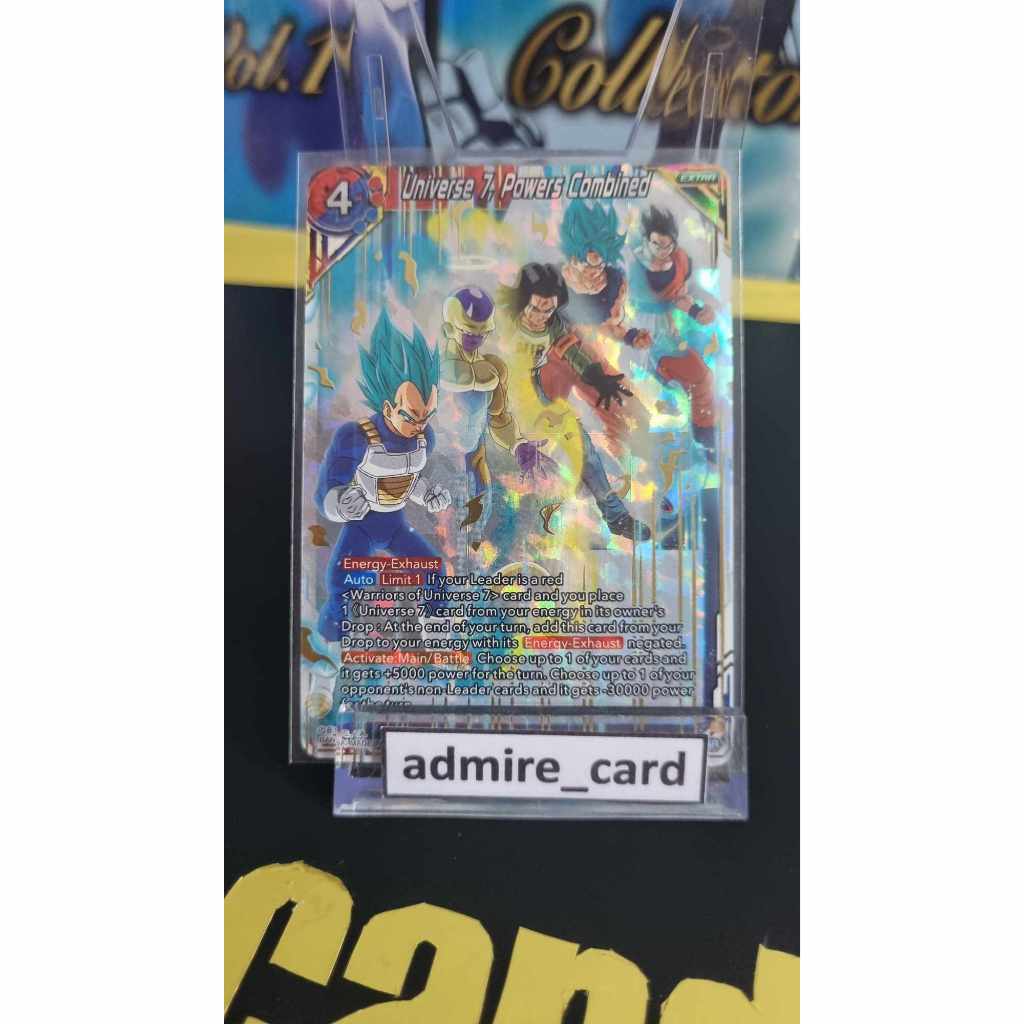 Dragon Ball Super Card Game Universe 7, Powers Combined BT20-140 SR Gold Stamp ฟรอย การ์ด ดราก้อนบอล