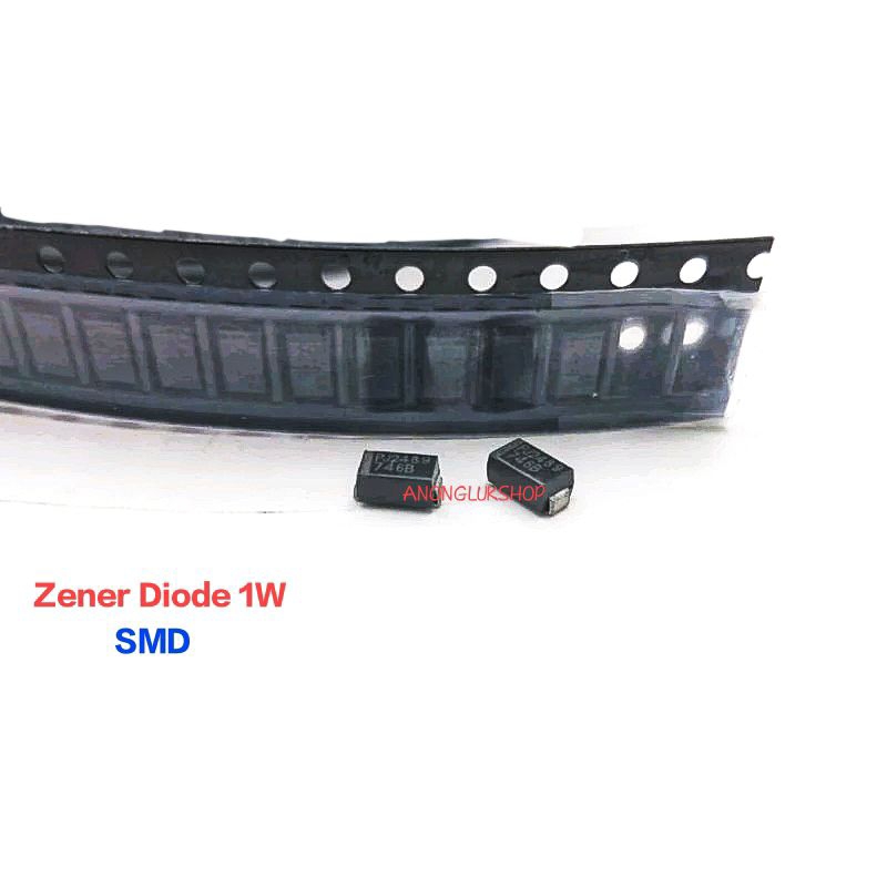 ราคาต่อ 10ตัว 👉👉 Zener Diode SMD 1W 1N4746B(746B) 1N4737B(737B) ZD7.5V ZD18V