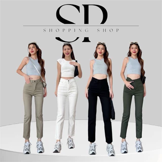 Hot กางเกงยีนส์ผ้ายืดเอวสูงทรงสวย 🥰