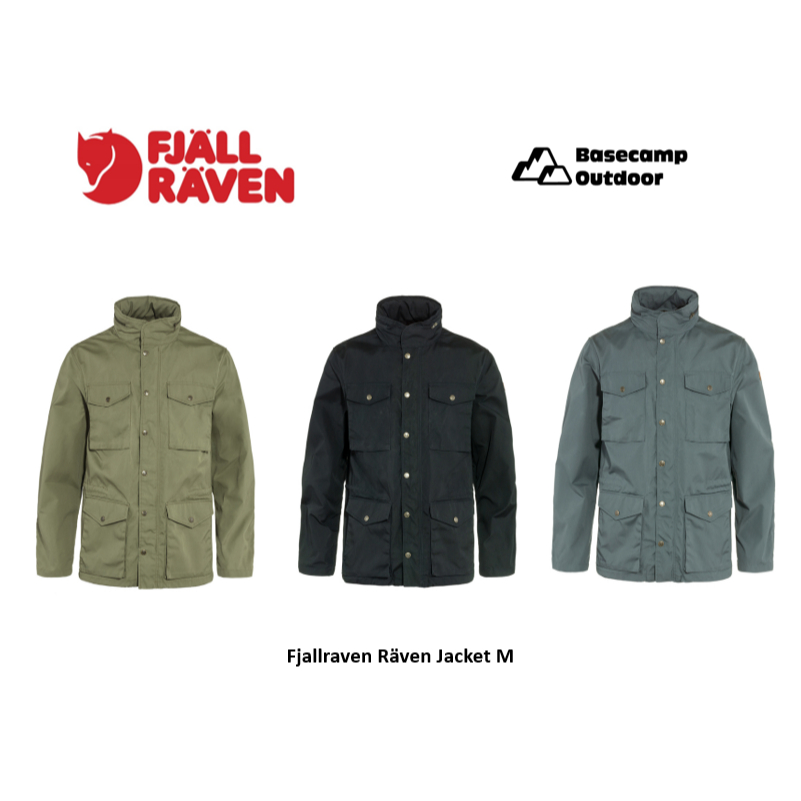 Fjallraven 2024 Raven Jacket Green M เสื้อแจ็คเก็ตจากประเทศสวีเดน