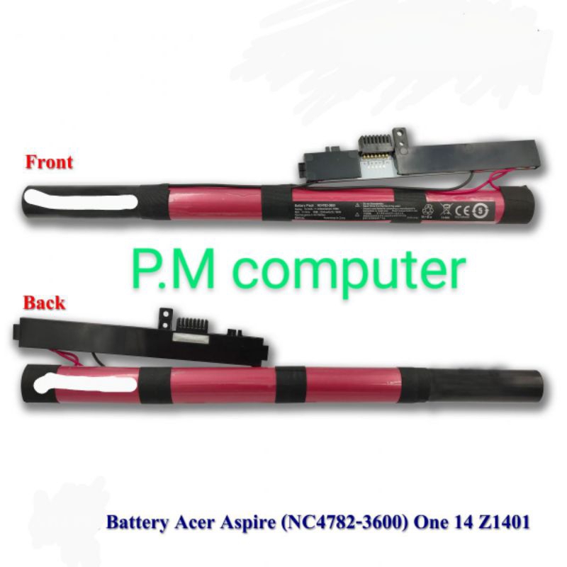 แบตเตอรี่โน๊ตบุ๊คแท้ BATTERY 18650-00-01-3S1P-0 ACER ASPIRE ONE 14 Z1402
