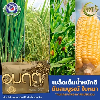 ขนาด 10 กรัม อมฤต (อะมิโน) เทพวัฒนา สารเพิ่มพลังานพืชโมเลกุลใหม่ ชนิดผง