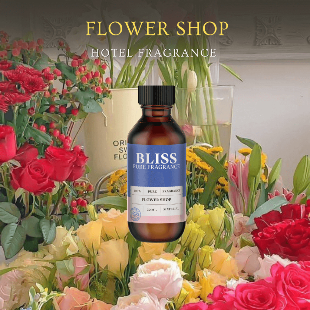 หัวน้ำหอม กลิ่น FLOWER SHOP  ขนาด 30 -120 ml. - BLISS - ทำก้านไม้หอม ทำสเปรย์ฉีดห้อง