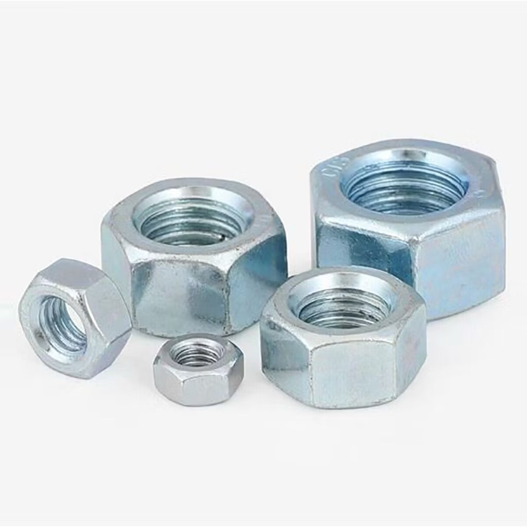 (แพ็ค10ตัว) หัวน็อตมิลขาว ขนาด M3 – M12 เกลียวมิล เหล็กชุบซิงค์ขาว # น็อตตัวเมีย # น็อตตัวเมียมิลขาว ราคาโรงงาน - รูปที่ 2