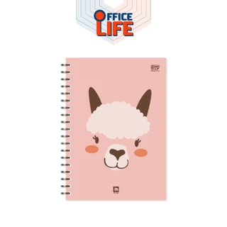 Elephant (ตราช้าง) สมุด สมุดริมลวด รุ่น W-106 ปกกระดาษ A5 70G 50S ( 1 เล่ม / คละลาย )