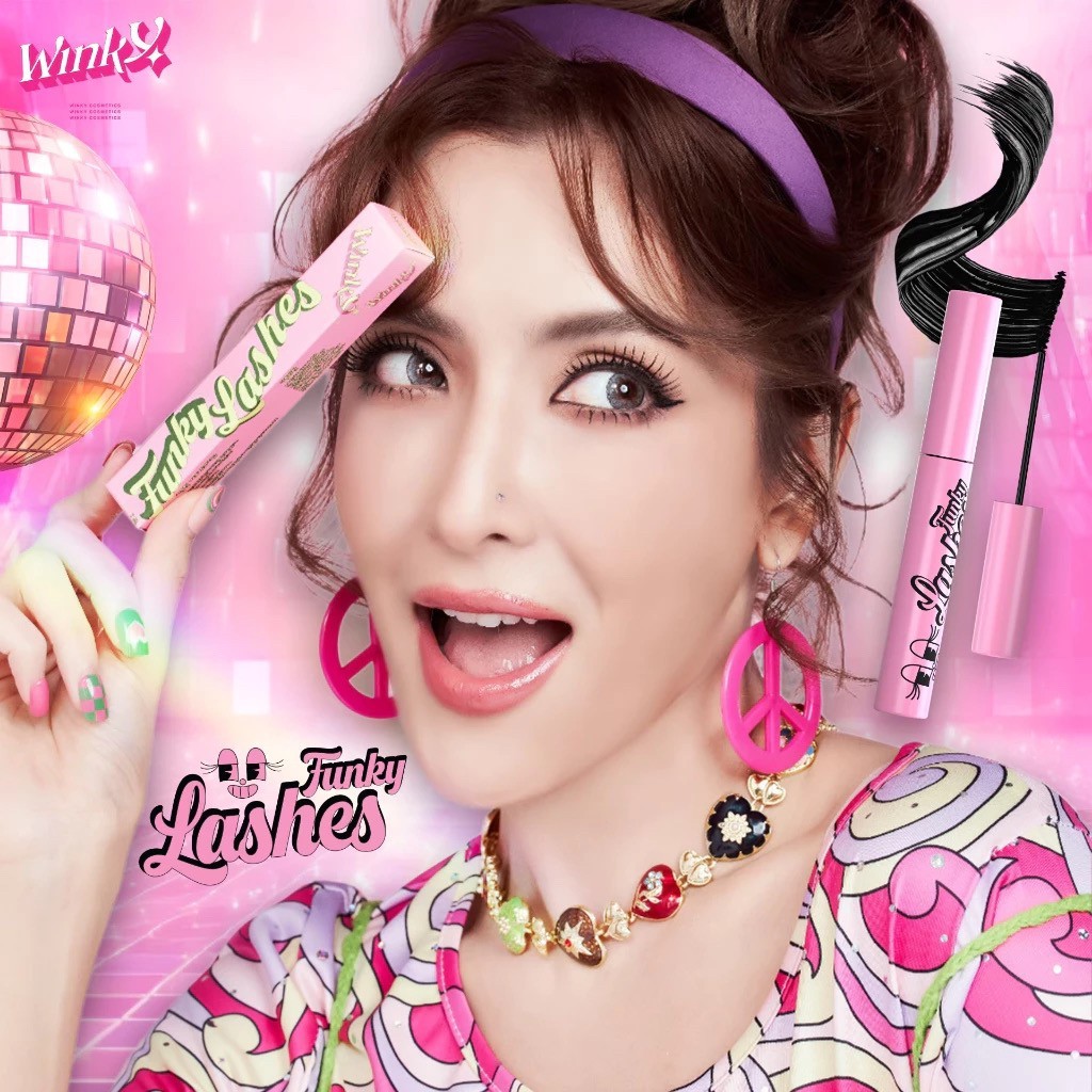 ของแท้ มาสคาร่าพิ้งกี้ กันน้ำกันเหงื่อ Mascara Winky