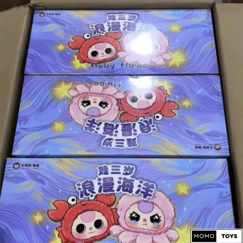 ยกบ็อก(8 ตัว) โค้ดแฟชั่นลด30% พรี7-15วัน Baby Three Romantic Ocean ราศี พวงกุญแจ