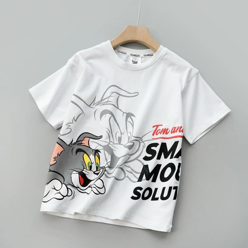 เสื้อยืด tom&jerry ลูกสาวลูกชาย