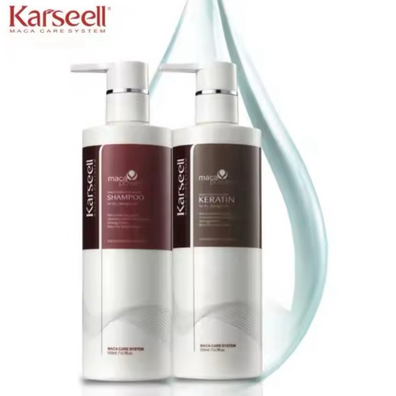 แท้100% Karseell Maca Power Shampoo & Keratin คาร์เซล แชมพู  เคราตินสูตรใหม่ 500ml  พร้อมส่งจากไทย