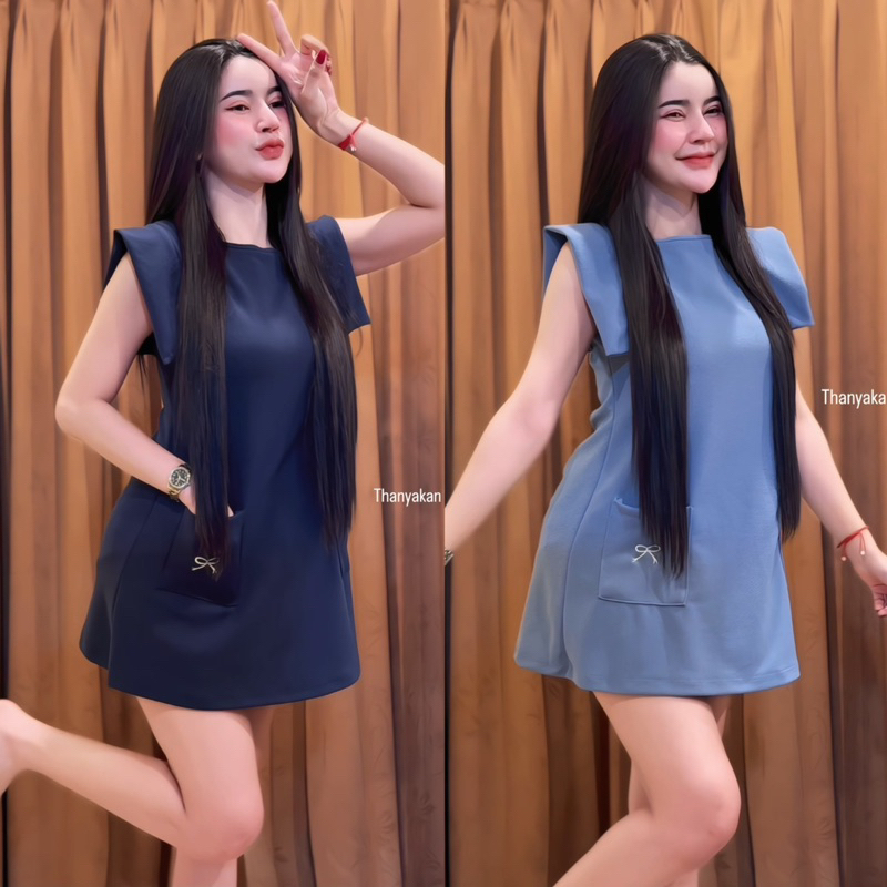 เดรสปักหัวใจ ลูกคุณหนูมากก so cute สุดๆ มีกระเป๋าแต่งสุดชิค Clothing