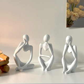 โมเดล รูปปั้นปูน ตกแต่งบ้าน พร็อพถ่ายรูป รูปปั้นไม่เต็มตัว พ…