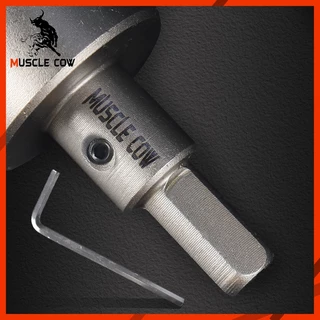 Muscle Cow โฮลซอคาร์ไบด์ โฮลซอเจาะเหล็ก ขนาด 14-65mm. แบบเจาะลึก เจาะเหล็ก สแตนเลส อลูมิเนียม ดอกโฮลซอ แข็งแกร่ง คม