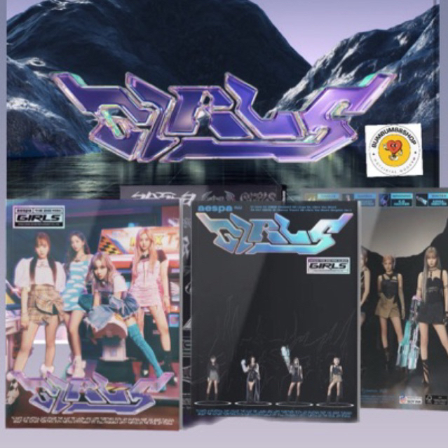 (ลด50% ในไลฟ์)พร้อมส่ง! อัลบั้มเอสป้า Aespa - Girls (2nd Mini Album) Kwangya /Real world / Digipack Ver.