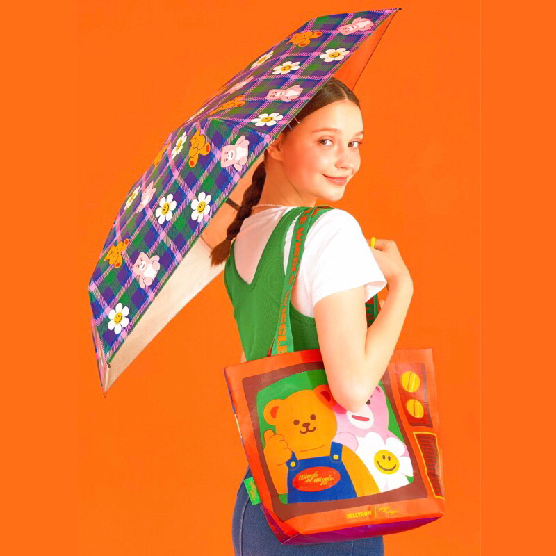 ✅ ขายดี Wiggle Wiggle x Bellygom Reusable Shopper Bag S กระเป๋าช้อปปิ้ง