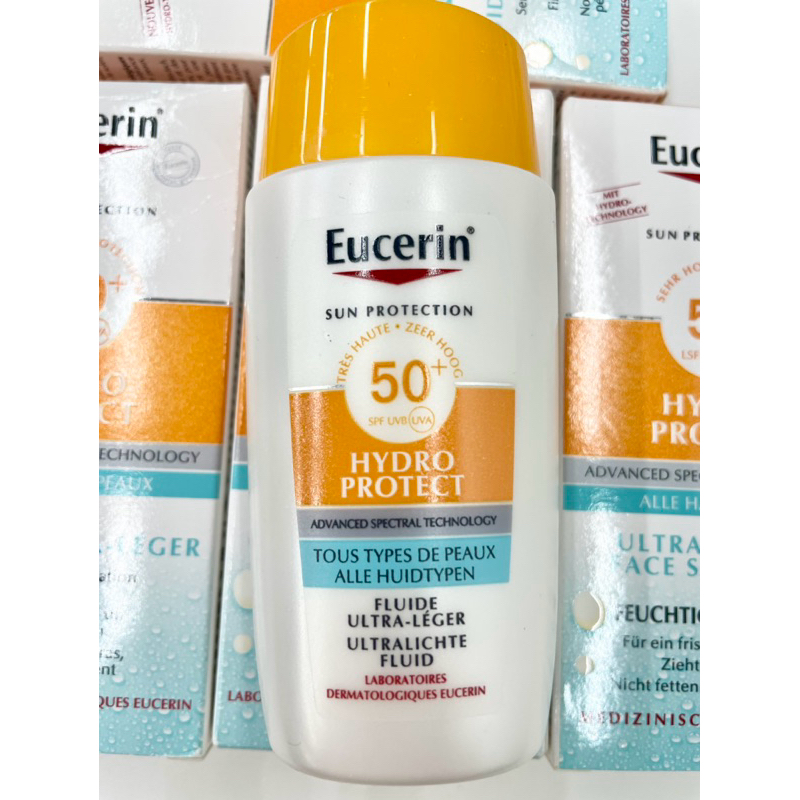 ของแท้💯%[EXP.2028] [แพคเกจยุโรป] SUN-PROTECTION Eucerin SUN HYDRO PROTECT ULTRA LIGHT FLUID SPF50+ 50 ML