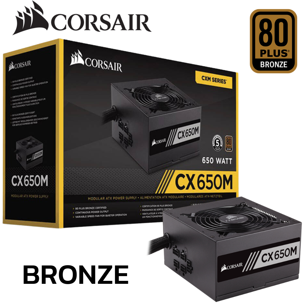 PSU CORSAIR CX650M 650WATT 80PLUS BRONZE