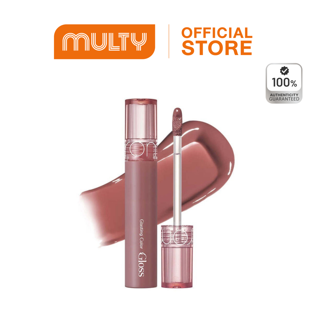 Rom&nd-Glasting Color Gloss 6 Colors 4g. ลิปลิซ่า ลิปกลอส
