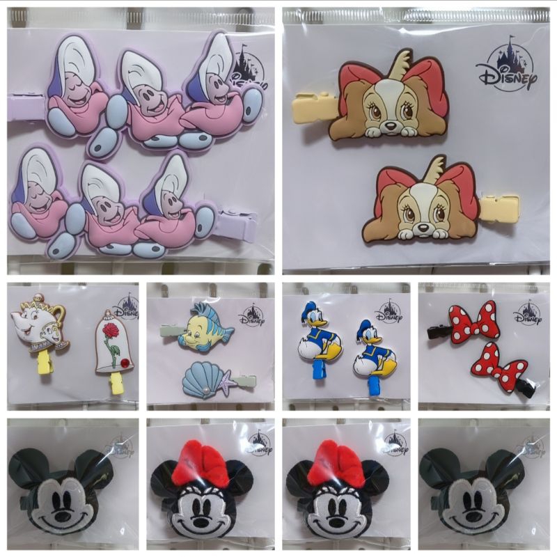 (ไลฟ์ ลด50%) ของแท้จากญี่ปุ่น กิ๊บหนีบผม ติดหน้าม้า Disney