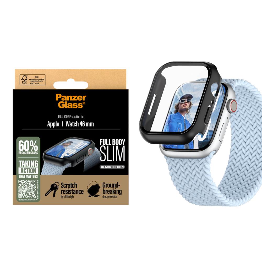 PANZERGLASS Full Body Slim @pple Watch 10 [42 mm] , [46 mm]