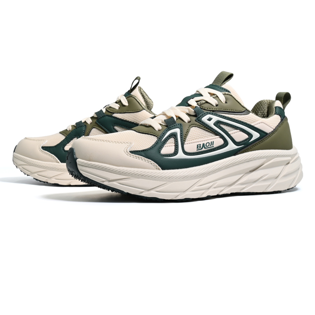 BAOJI บาโอจิ รองเท้าผ้าใบ รองเท้าวิ่งผู้ชาย รุ่น BJM879