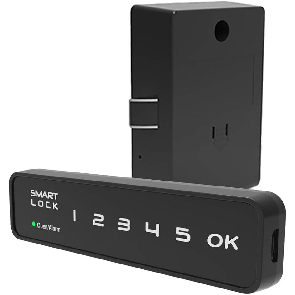 ล็อคความปลอดภัย ล็อคอัจฉริยะ พร้อมไฟแบ็คไลท์ 6 ปุ่ม ล็อคประตูแบบเลือกได้ สำหรับตู้สำนักงาน ตู้รองเท้า