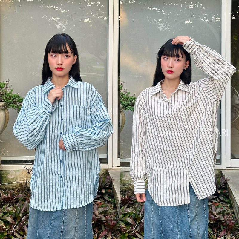 Basic Shirt | เสื้อเชิ๊ตแขนยาวโบว์ลูกไม้