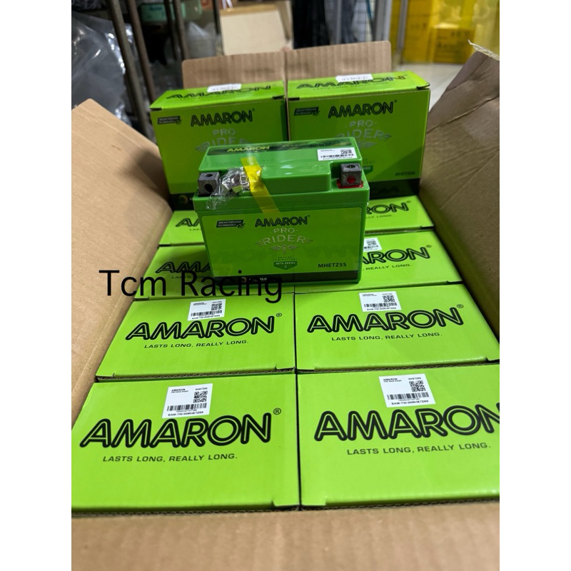 แบตเตอรี่ AMARON เขียว12v ETZ5a wave,sonic,Fino
