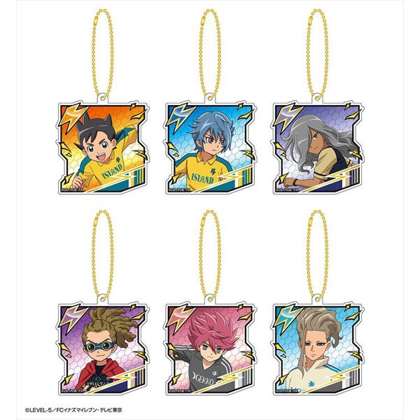 พวงกุญแจอะคริลิค นักเตะแข้งสายฟ้า Inazuma Eleven มี 6 แบบ