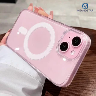 เคสแม่เหล็ก ใสกันกระแทก สำหรับ IPHONE 17 16 15 14 Pro Max เคสไอโฟน 13 12 11 Plus case TPU Wireless charger Case ใส