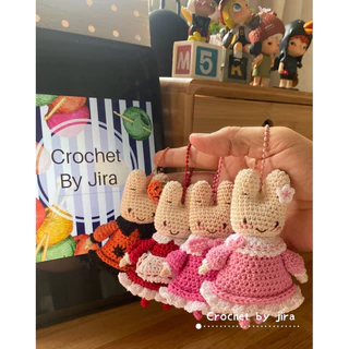 พวงกุญแจคุณป้ากระต่าย 🧶🩷🐰❤️