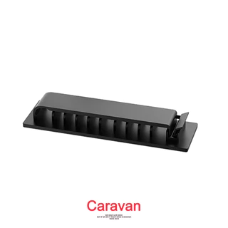 Caravan Crew Wire Organizer Cable Organizer ที่ล๊อกสายเคเบิล 10 ช่องเสียบ