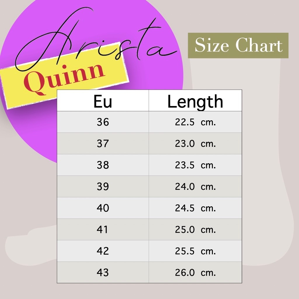 Arista ( 🇹🇭 Ready to ship) รองเท้าผู้หญิง รองเท้าเเฟชั่นผู้หญิง รุ่น Quinn  ( ART-075 )