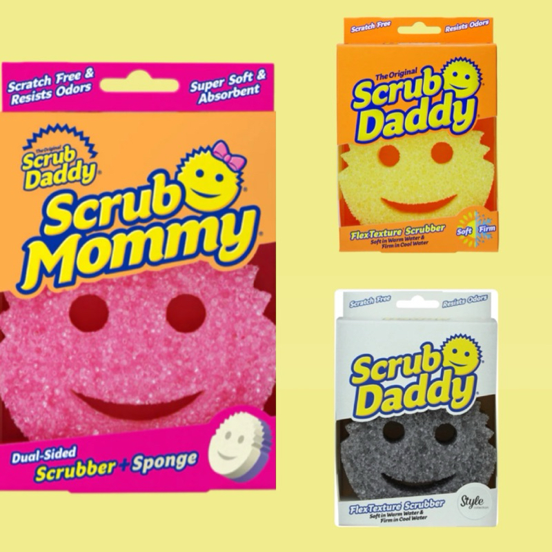 Scrub Daddy Scrub Mommy ฟองน้ำล้างจานอเนกประสงค์จาก USA 🇺🇸 ล้างจานอย่างเพลิดเพลิน