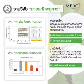 MERCI เซรั่มวิตซี เมอร์ซี่ สูตรลดปัญหาสิว Merci VITAMIN C+ ANTI-ACNE EXTRA BRIGHT SERUM 15 ml