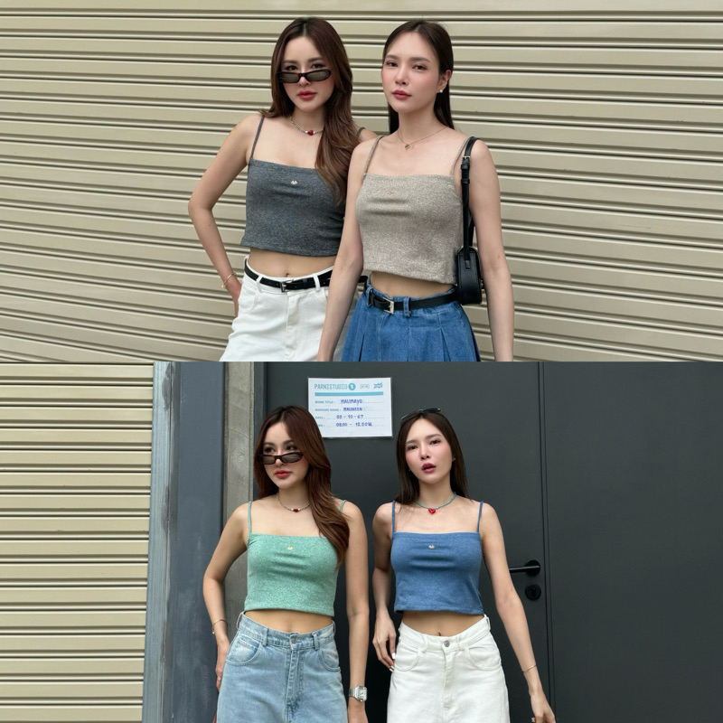 MALIMAYS - Lilly Crop เสื้อครอปสายเดี่ยว