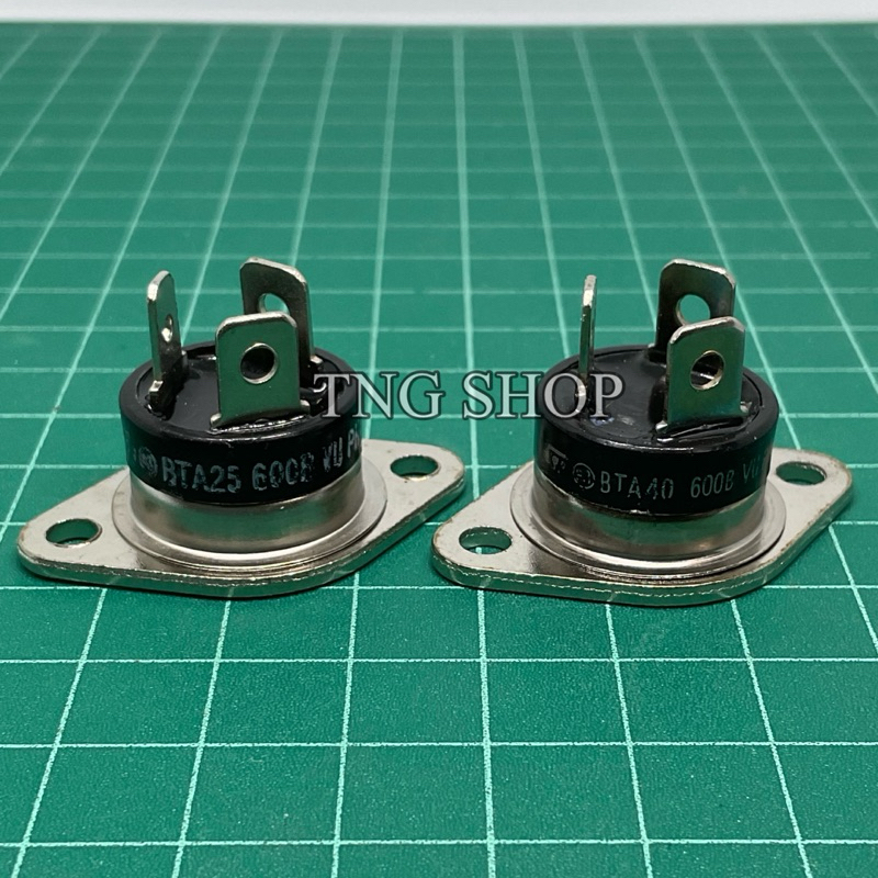 BTA25600B / BTA40600B TRIAC ไตรแอค เครื่องทำน้ำอุ่น ตัวกลม 25A/40A 600V BTA 26 600B BTA 40 600B