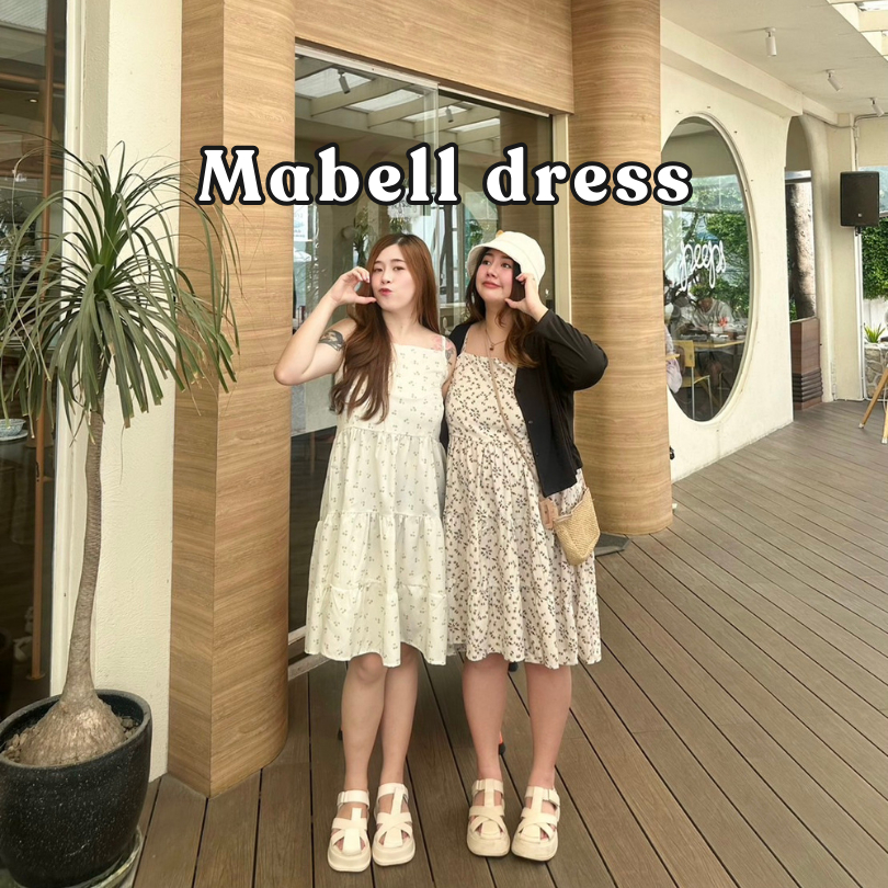 Mabell dress เดรสสายเดี่ยวผ้าไหมพิมพ์ลาย เดรสสาวอวบ | plussizeby.yuti