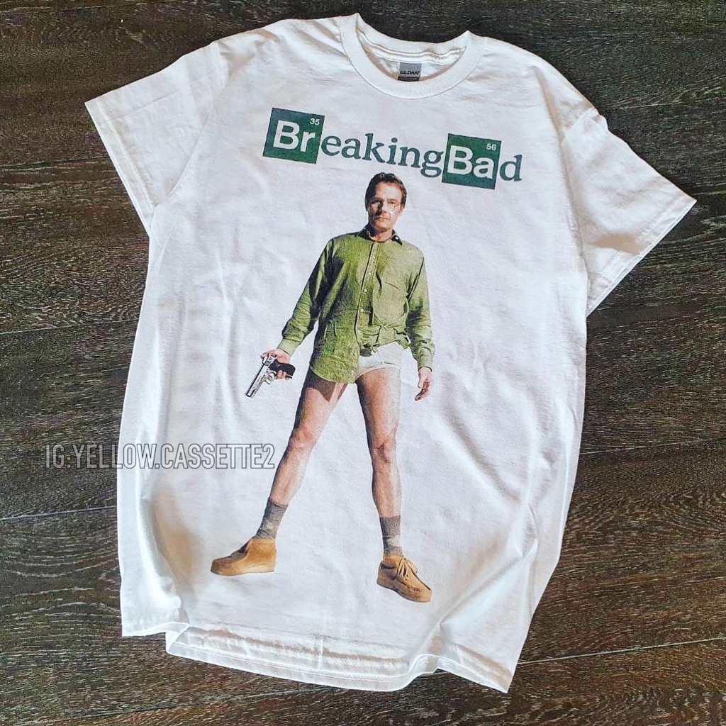 [IG:Yellow.Cassette] ✨เสื้อยืด BreakingBad ปรินท์ DTG จมลงเนื้อผ้าใช้ผ้า Gildan จาก USA