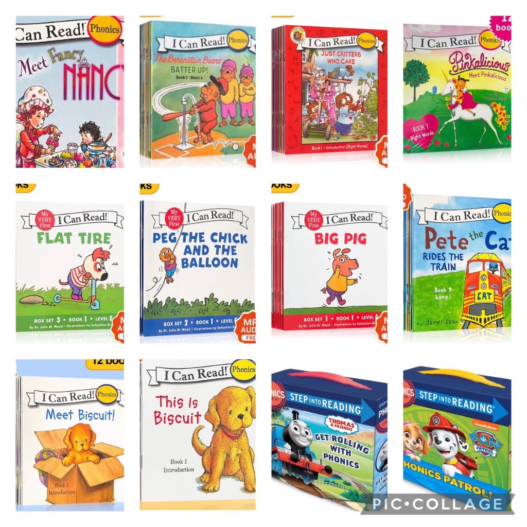 พร้อมส่ง I Can Read Children Story Book Biscuit Phonics English Picture Books  หนังสือเด็กภาษาอังกฤษ