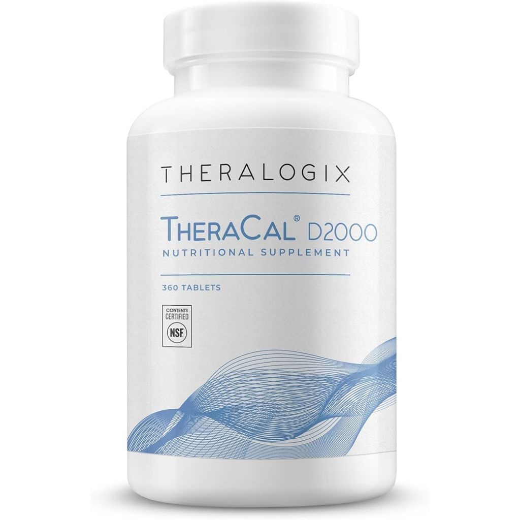 Theralogix TheraCal D2000 360 เม็ด อาหารเสริมบำรุงกระดูกพร้อมแคลเซียม แมกนีเซียม วิตามินดี 3 วิตามินเค 2 และโบรอน