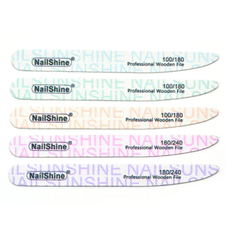 ตะไบเล็บ แบบบาง Nailshine ตะไบบางเข้าซอกเล็บ ตะไบเก็บทรงเล็บ