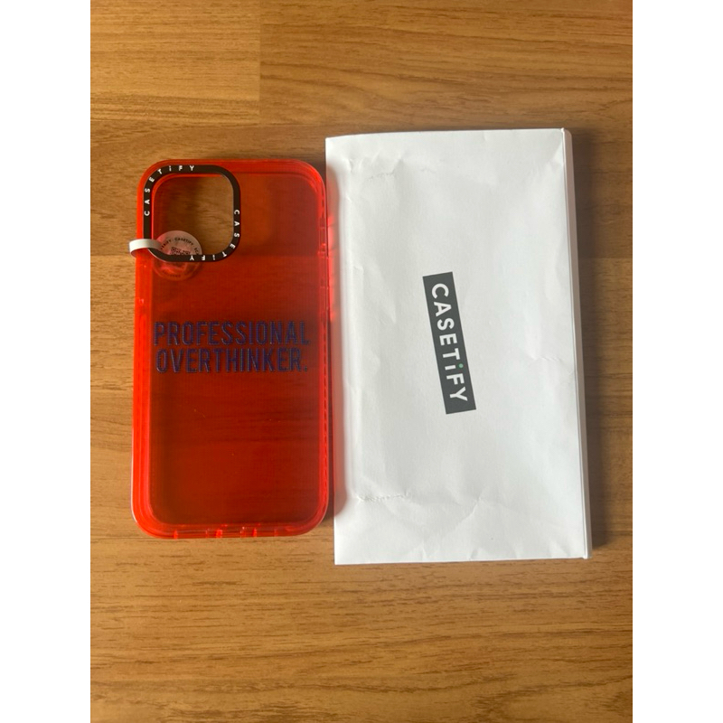 [used] เคสมือสอง casetify แท้💯 รุ่น ip 13 pro max (red)