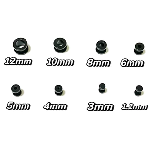 ต่างหูจิวตาไก่1.2mm--25mm1 ชิ้น (1pcs)-พลาสติก