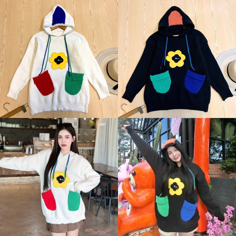 LILY เสื้อฮู้ด เสื้อแขนยาว เสื้อกันหนาว เสื้อฮู้ดผู้หญิง ผ้าไหมพรมนุ่มนิ่มใส่สบาย งานนำเข้าสวยตรงปกค่ะ
